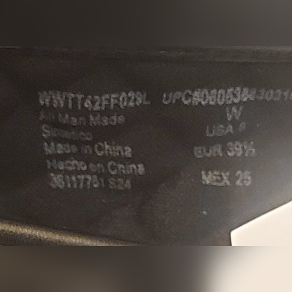 Time and Tru Women's Cap Toe Quilted Ballet Flats, Wide Width Size 8W NWT - Picture 5 of 7